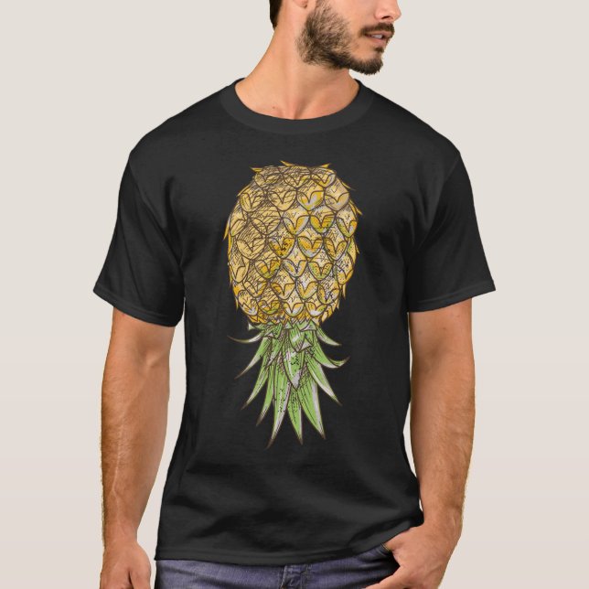 Camiseta Fruta tropical hawaiana Vegan al revés (Anverso)