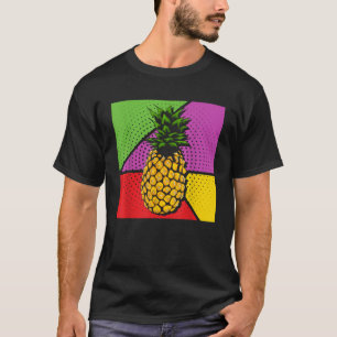 Camiseta Fruta veraniega Exótica Piña Lover Pop Art Pineap