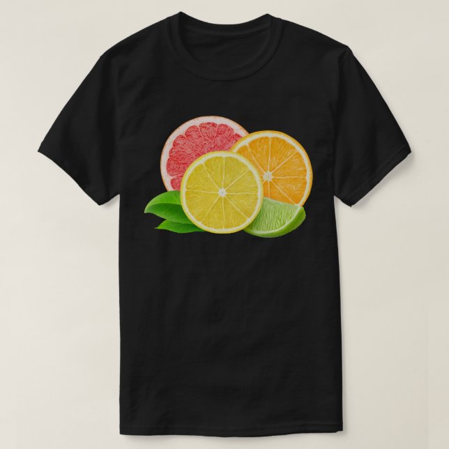 Camiseta Frutas cítricas (Diseño del anverso)