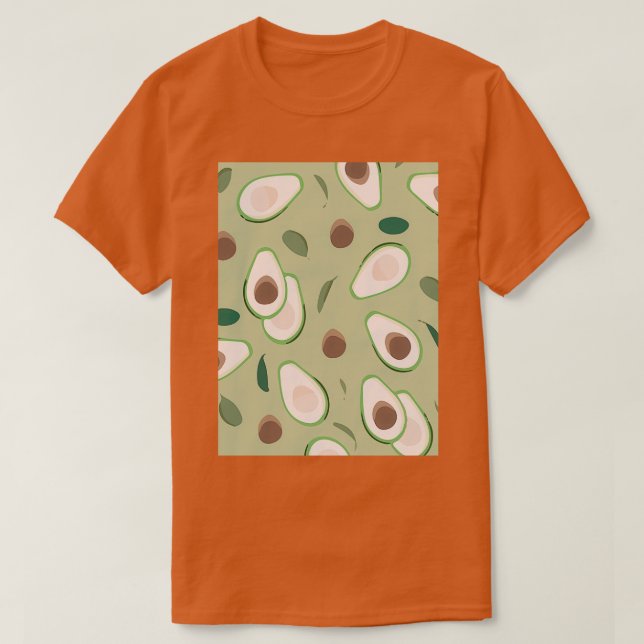 Camiseta Frutas de aguacate (Diseño del anverso)