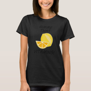 Camiseta Frutas de cítricos Vitaminas Frutas de Lemonade