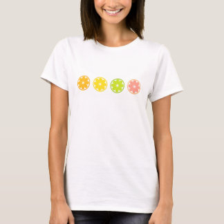 Camiseta Frutas de corte de cítricos