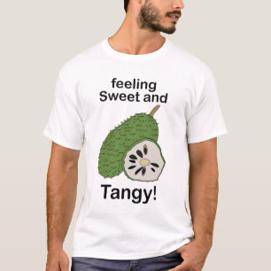 Camiseta Frutas de Guanábana Sintiéndose Dulce Ácido Fiesta