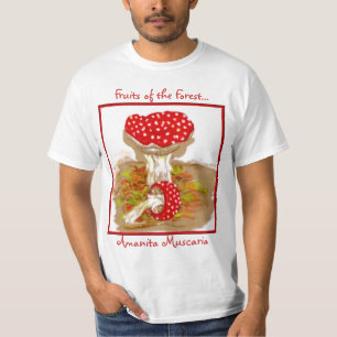 Camiseta Frutas de la amanita Muscaria del bosque