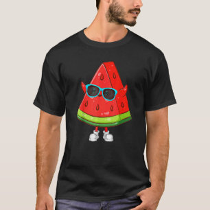 Camiseta Frutas De La Melón De Agua Cuta Para Hombres Chica