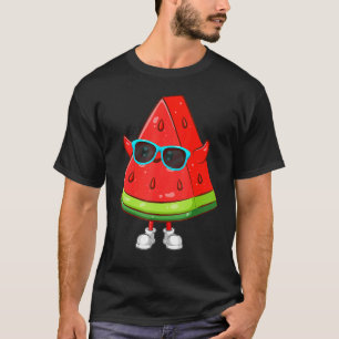 Camiseta Frutas De La Melón De Agua Cuta Para Hombres Chica
