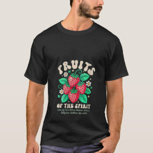 Camiseta Frutas de la Mujer del Espíritu Cristiano Verso de