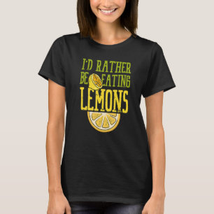 Camiseta Frutas De Verano De Lemones De Lemón De Caza Iróni