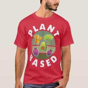 Camiseta Frutas de verduras veganas sanas a base de plantas