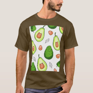 Camiseta Frutas Delicadas de aguacate 1