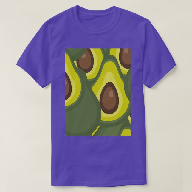 Camiseta Frutas Delicadas de aguacate 4 (Diseño del anverso)