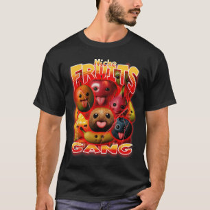 Camiseta Frutas divertidas tontas de IA generación z Meme B