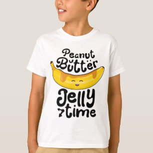 Camiseta Frutas dulces divertidas con la mantequilla de man