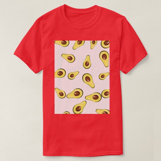 Camiseta Frutas exóticas de aguacate (Diseño del anverso)