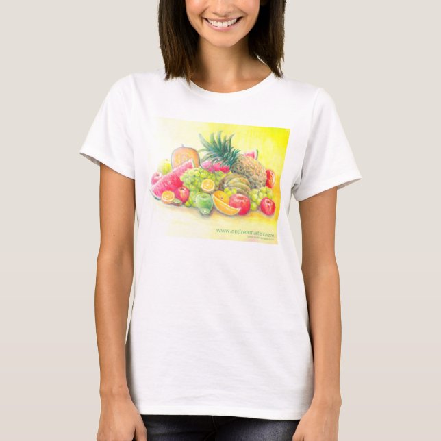 Camiseta Frutas felices  (Anverso)