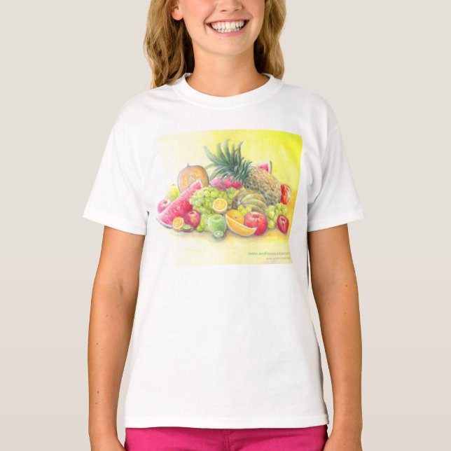 Camiseta Frutas felices (Anverso)