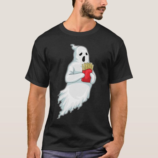 Camiseta Frutas francesas de Fantasma Halloween (Anverso)