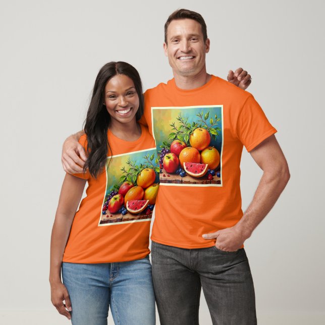 Camiseta Frutas frescas en un diseño de mezcla perfecto (Unisexo)