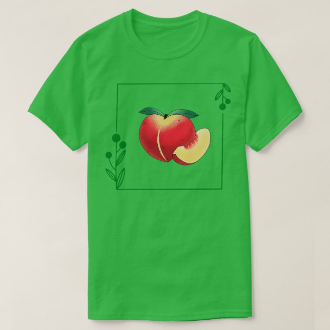 Camiseta Frutas nectarinas (Diseño del anverso)