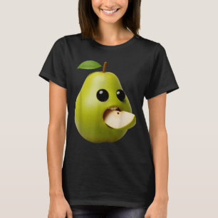 Camiseta Frutas Niche Pear Meme Divertido Surrealista Cereb
