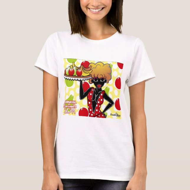 Camiseta frutas puloy del negrita (Anverso)