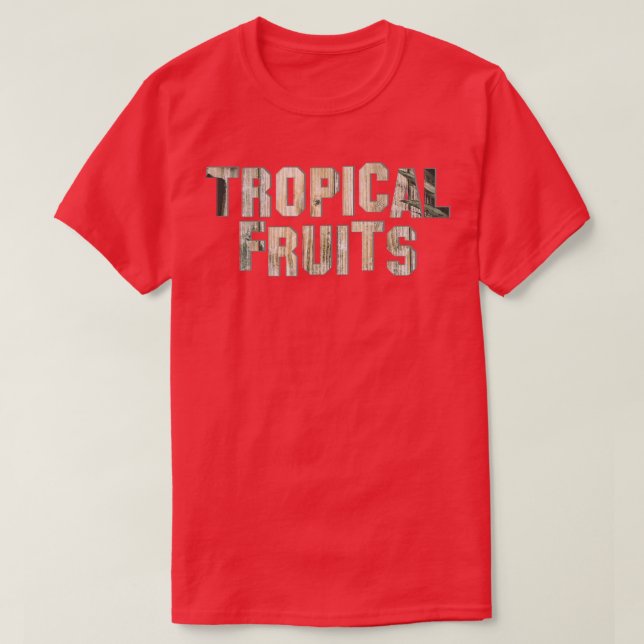 Camiseta Frutas tropicales (Diseño del anverso)