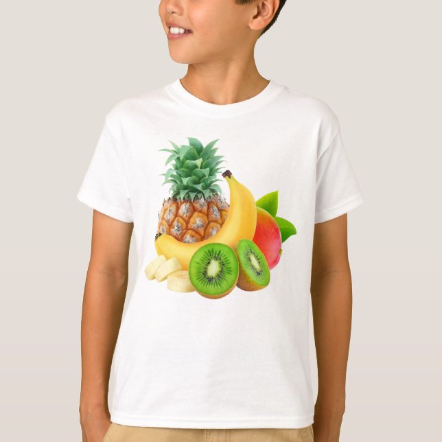Camiseta Frutas tropicales (Anverso)