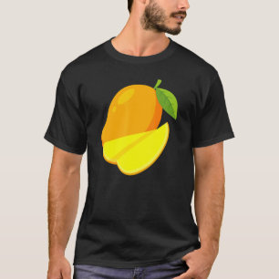 Camiseta Frutas tropicales de Mango Amarillo Vegan Fruitari
