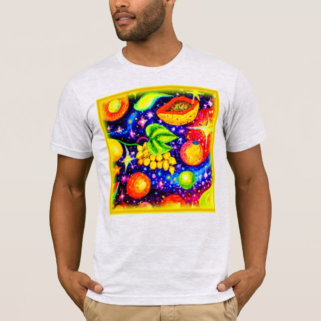 Camiseta Frutas tropicales en el cielo. ¡Hazte con una en Z (Anverso)