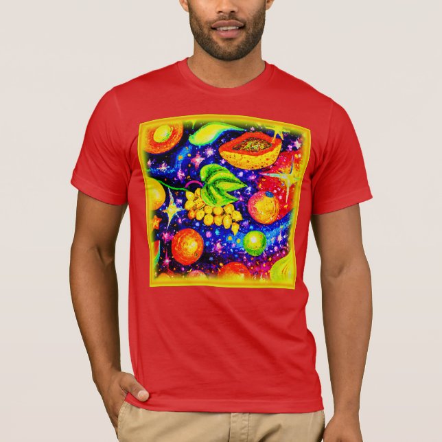 Camiseta Frutas tropicales en el cielo. ¡Hazte con una en Z (Anverso)