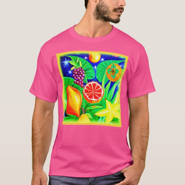 Camiseta Frutas tropicales en el cielo. ¡Hazte con una en Z (Anverso)