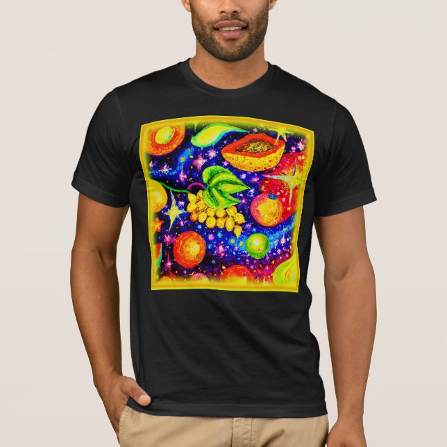 Camiseta Frutas tropicales en el cielo. ¡Hazte con una en Z (Anverso)