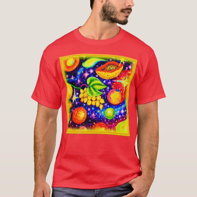 Camiseta Frutas tropicales en el cielo. ¡Hazte con una en Z (Anverso)