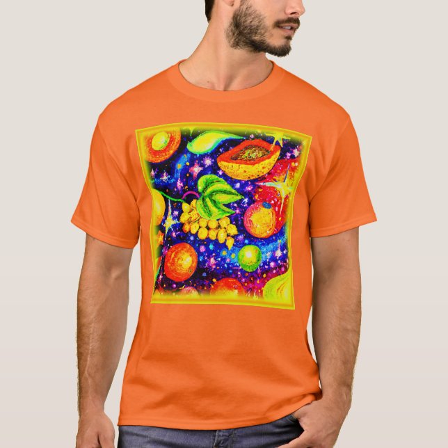 Camiseta Frutas tropicales en el cielo. ¡Hazte con una en Z (Anverso)