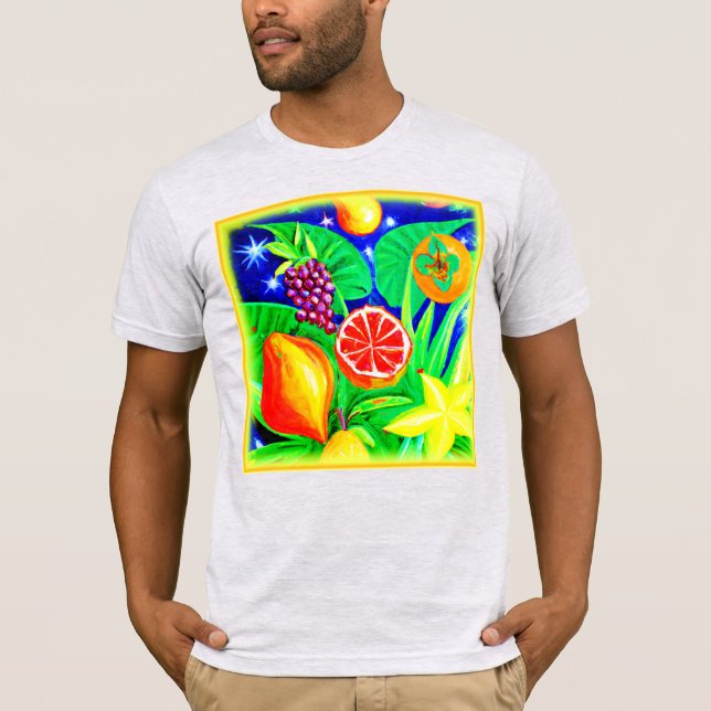 Camiseta Frutas tropicales en el cielo. ¡Hazte con una en Z (Anverso)