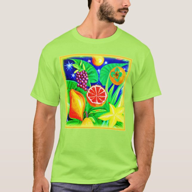 Camiseta Frutas tropicales en el cielo. ¡Hazte con una en Z (Anverso)