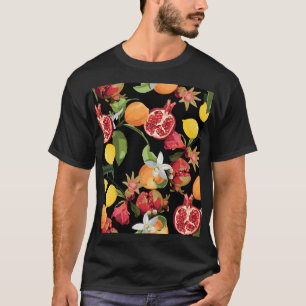 Camiseta Frutas tropicales: fondo exótico sin foco