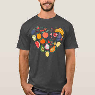 Camiseta Frutas tropicales Lover Vegetarian Prem saludable