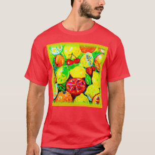Camiseta "Frutas Veraniegas" Arte Cuidado. Comprar ahora