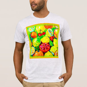 Camiseta "Frutas Veraniegas" Arte Cuidado. Comprar ahora