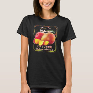 Camiseta Frutas Y Hortalizas Saludables Vegetales De Mango