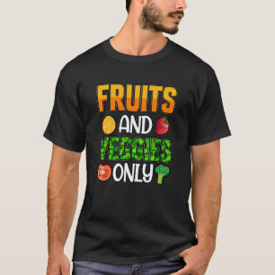 Camiseta Frutas y Verduras solo Vegano Dicho Vegano
