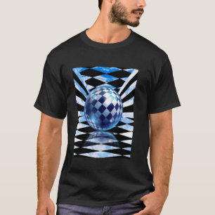 Camiseta Frutiger Aero Aesthetic Tech Checkroom Orb Sk