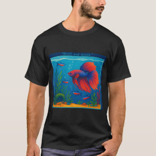 Camiseta Frutiger Aero Liquid Motion Lámpara Delfín Nostalg