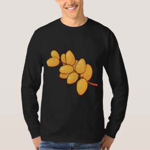 Camiseta Fruto de la fecha Comida Vegetariana Vegetariana