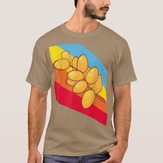 Camiseta Fruto de la fecha Comida Vegetariana Vegetariana
