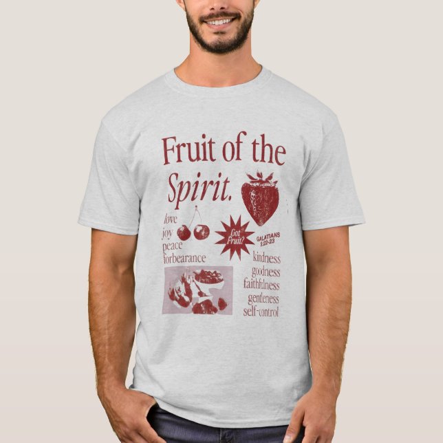 Camiseta Fruto del Espíritu  (Anverso)
