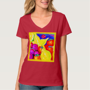 Camiseta Frutos brillantes y cielos estelares. ¡Hazte con u