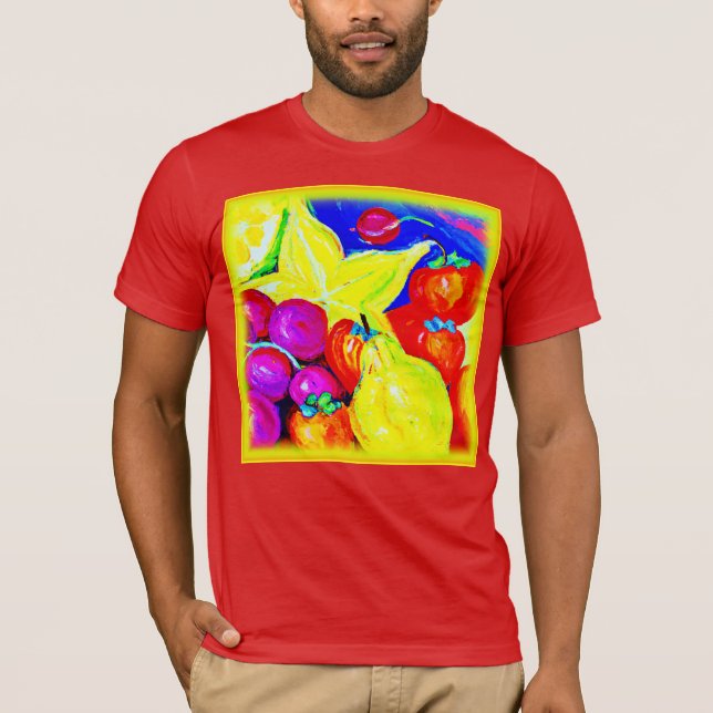 Camiseta Frutos brillantes y cielos estelares. ¡Hazte con u (Anverso)