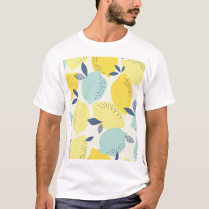 Camiseta Frutos cítricos, vibrante y sin fisuras.